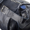 Дорожная мужская сумка из кожи Grande Pelle синяя (GP0049blue)